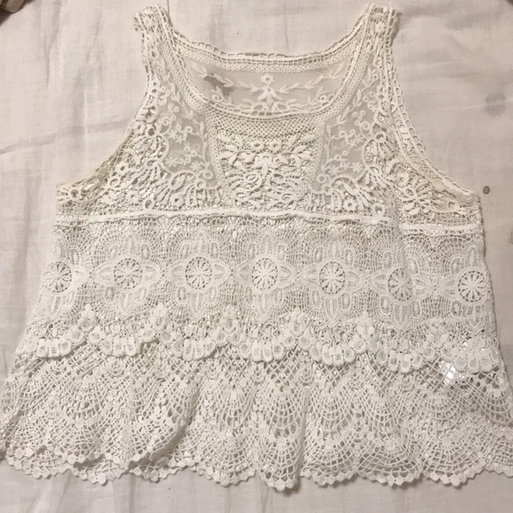 Nude Lace Top Sleeveless Tulle Maxi Dress - Picture 3 of 7